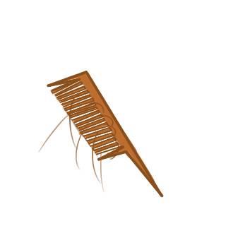 梳子简笔画 卡通梳子简笔画