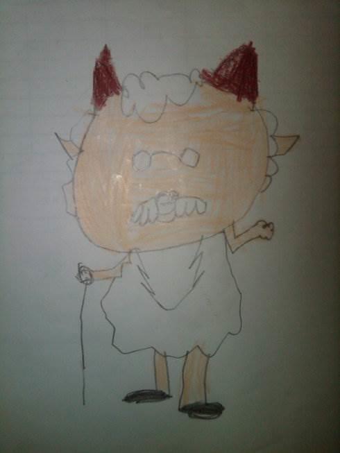 灰太狼简笔画 灰太狼简笔画头像