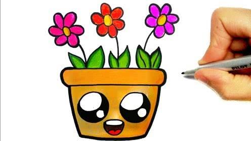 植物简笔画图片大全带颜色 植物简笔画图片大全