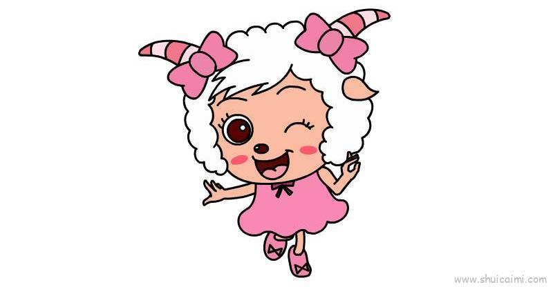 美羊羊儿童画怎么画 美羊羊简笔画画法