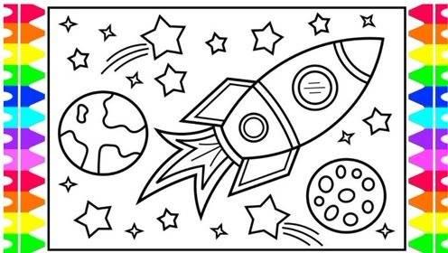 科技简笔画图片大全 科技简笔画图片大全科幻画