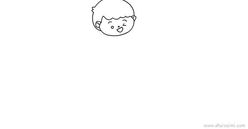 春节小孩放鞭炮儿童画怎么画 春节小孩放鞭炮简笔画简单