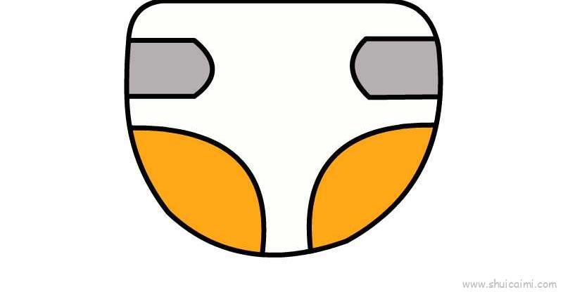 尿不湿儿童画怎么画 尿不湿简笔画图片