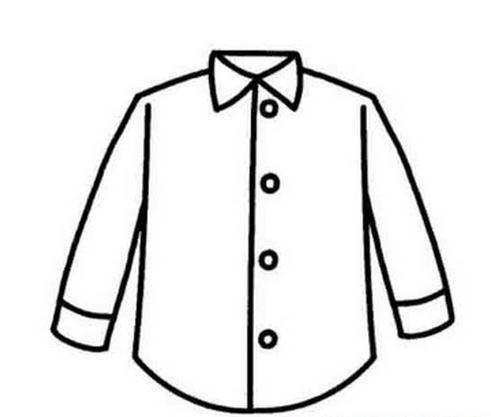 服装简笔画图片大全 衣服服装简笔画图片大全