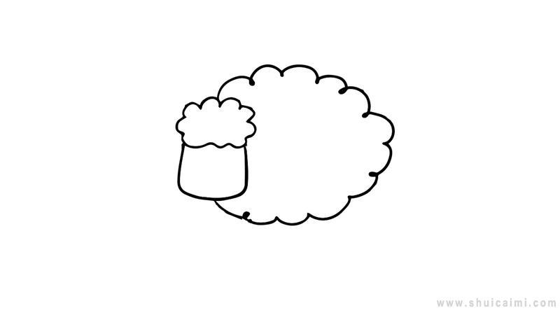 小绵羊简笔画怎么画 小绵羊简笔画顺序