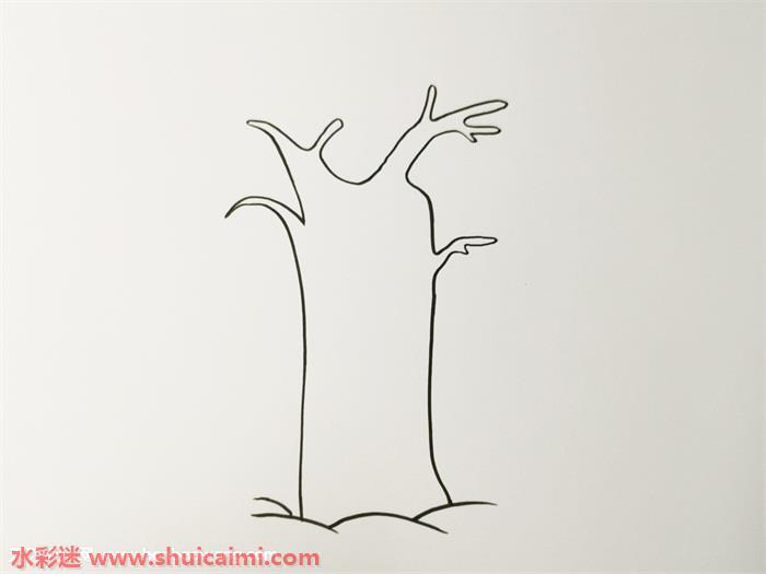 柳树怎么画 柳树简笔画简单好看带颜色