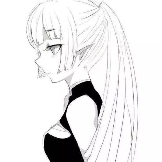 简笔画人物少女 漫画简笔画人物少女