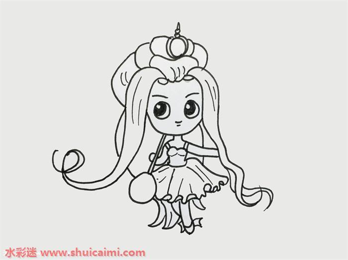 叶罗丽仙子茉莉怎么画 叶罗丽仙子茉莉简笔画简单好看