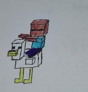 我的世界简笔画 我的世界简笔画武器人物僵尸