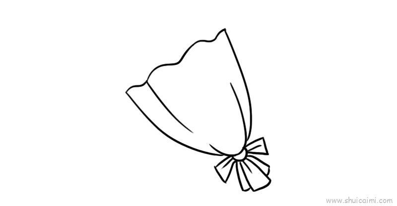 感恩节一束花儿童画怎么画 感恩节一束花简笔画好看