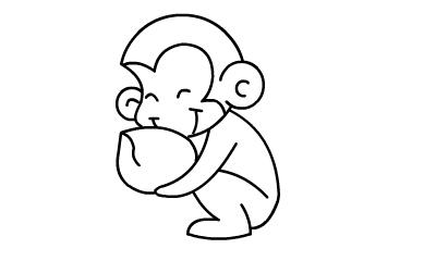 金丝猴简笔画图片大全（金丝猴儿童画图片大全）
