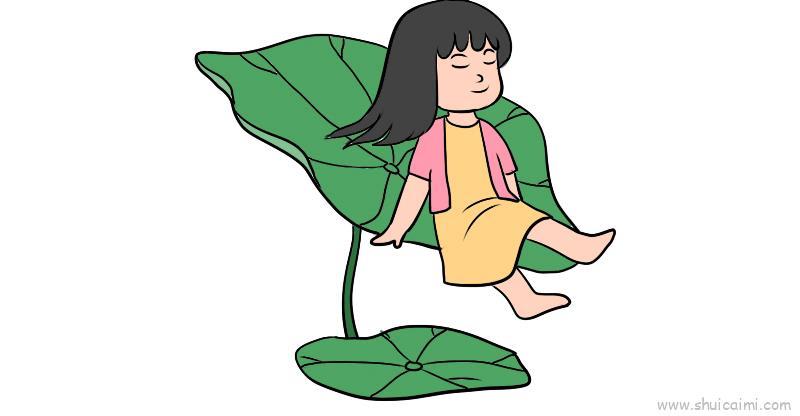 大暑儿童画怎么画 大暑简笔画步骤