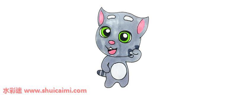 汤姆猫怎么画 汤姆猫简笔画漂亮