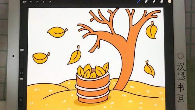 秋天的简笔画 秋天的简笔画幼儿园