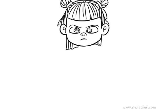 哪吒儿童画怎么画 哪吒简笔画顺序