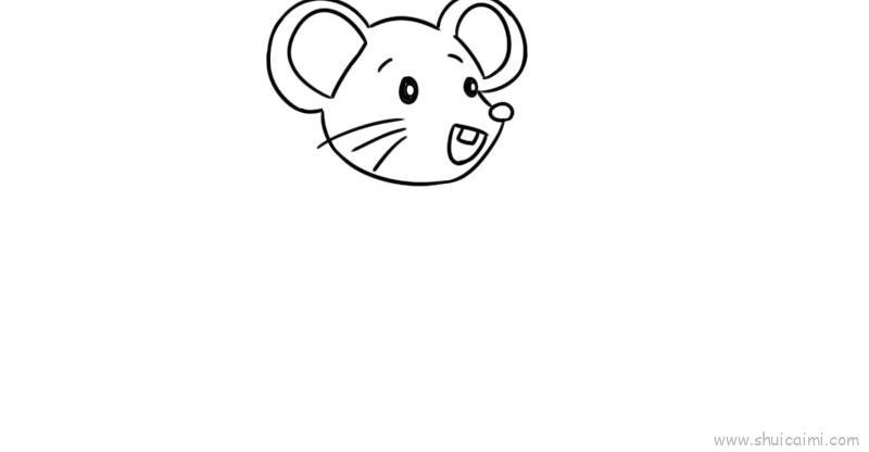 老鼠拜年儿童画怎么画 老鼠拜年简笔画步骤