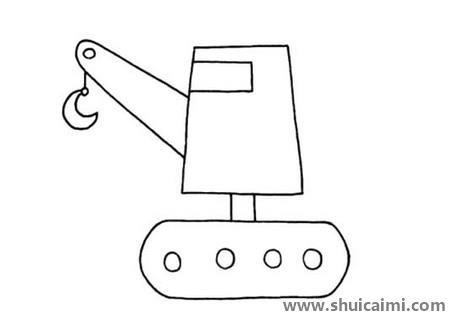 吊车儿童简笔画