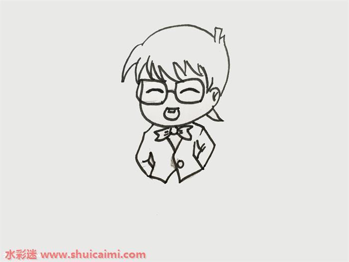 柯南怎么画 柯南简笔画漂亮