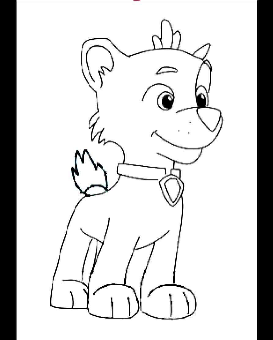 汪汪队简笔画 汪汪队简笔画幼儿