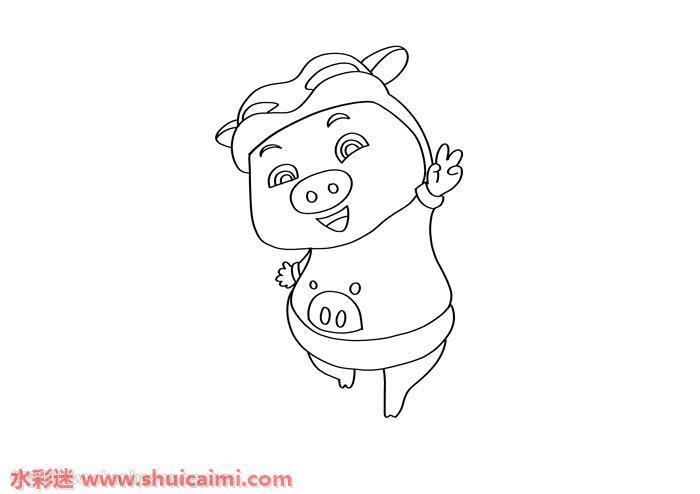 猪猪侠怎么画 猪猪侠简笔画漂亮