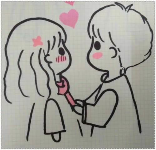 表白简笔画图片大全集 表白简笔画图片大全集可爱