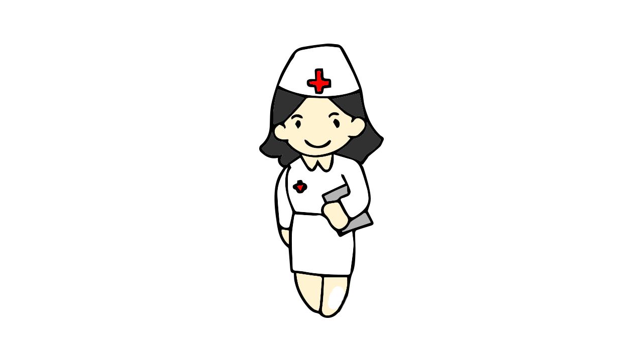 护士的简笔画怎么画 护士简笔画图片大全