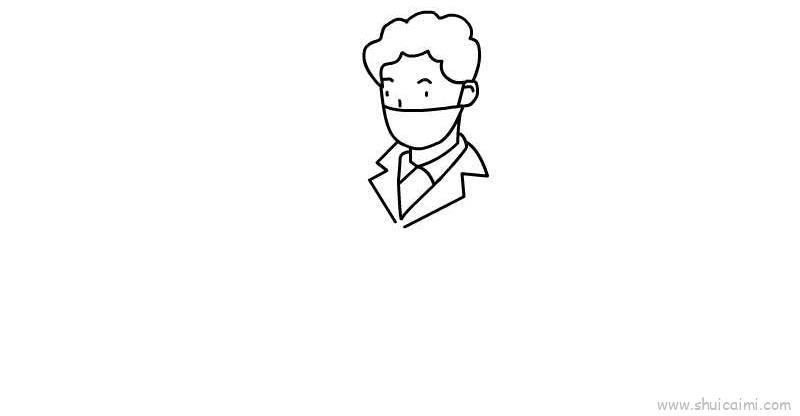 男医生儿童画怎么画 男医生简笔画简单