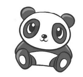 熊猫简笔画 熊猫简笔画儿童简笔画