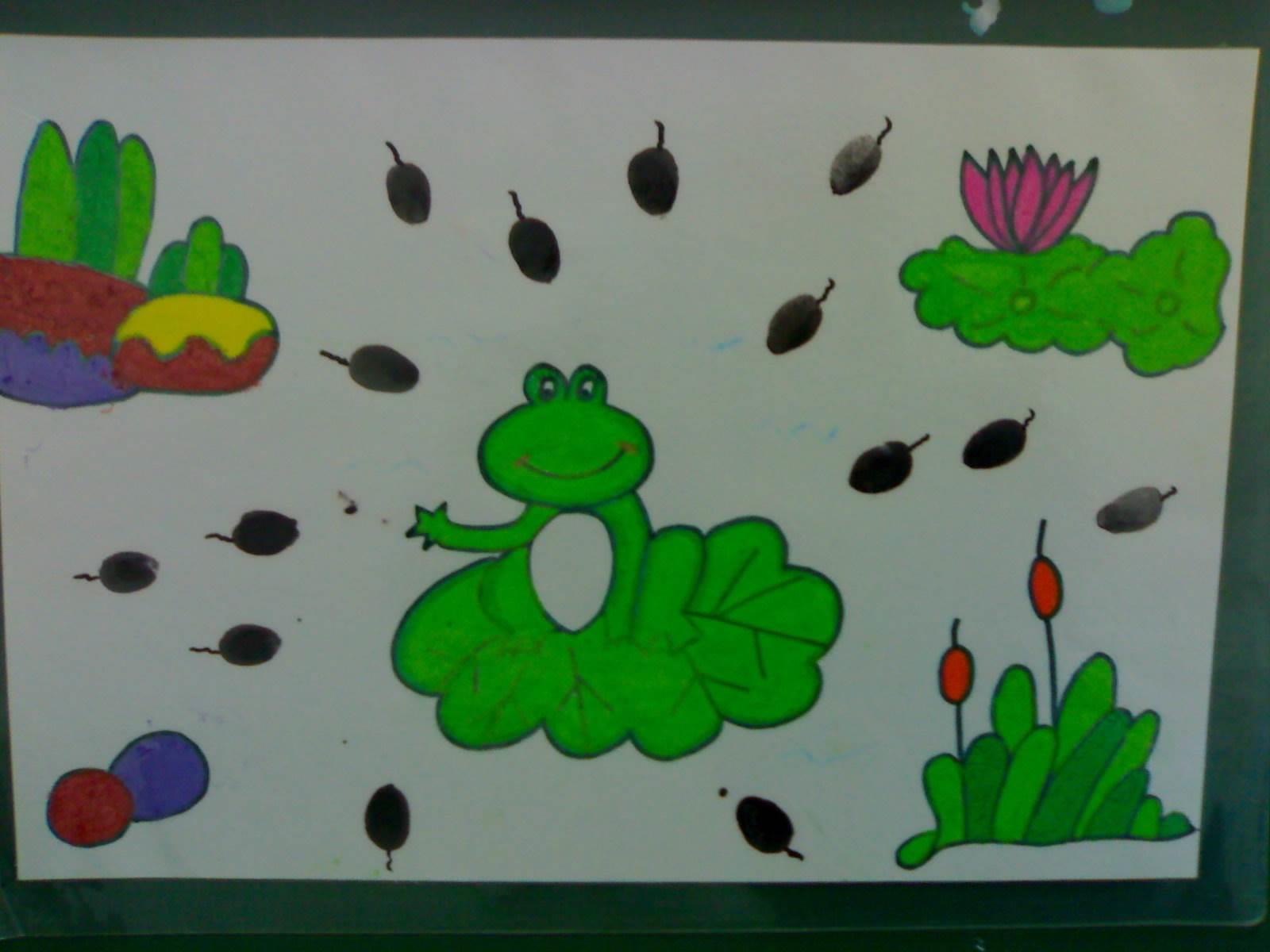 蝌蚪简笔画 蝌蚪简笔画彩色