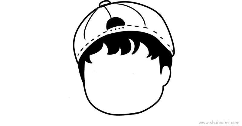 男孩头像儿童画怎么画 男孩头像简笔画简单又好看