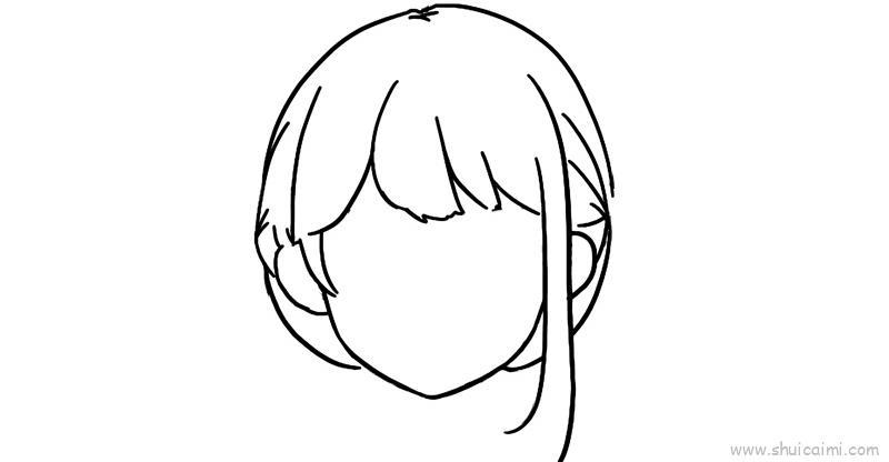 女生头像儿童画怎么画 女生头像简笔画顺序