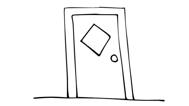 门的简笔画怎么画 门简笔画画法