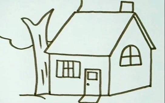 家的简笔画 家的简笔画图片大全