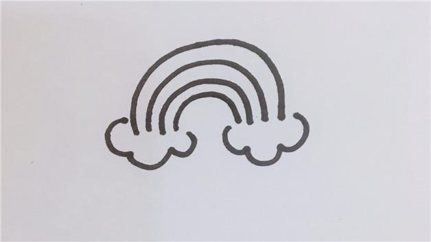 彩虹简笔画怎么画 彩虹简笔画简单又好看