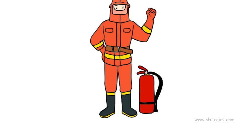 消防安全手抄报儿童画怎么画 消防安全手抄报简笔画简单又好看