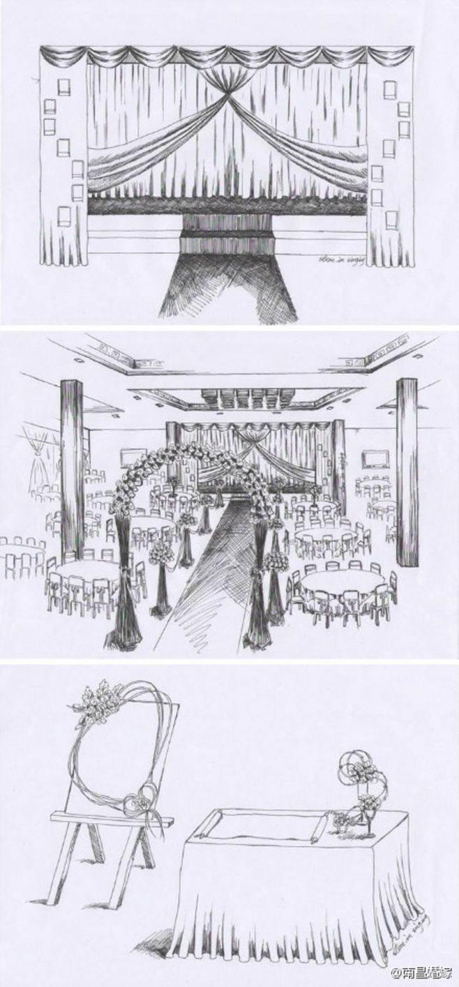 舞台简笔画 舞台简笔画图片大全彩色