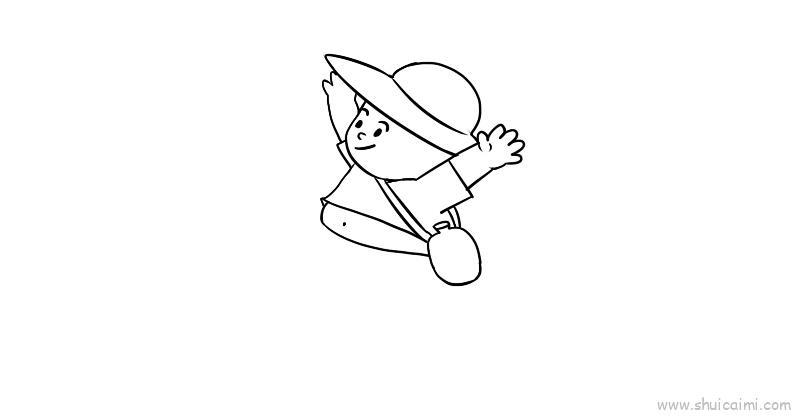 儿童节儿童画怎么画 儿童节简笔画步骤