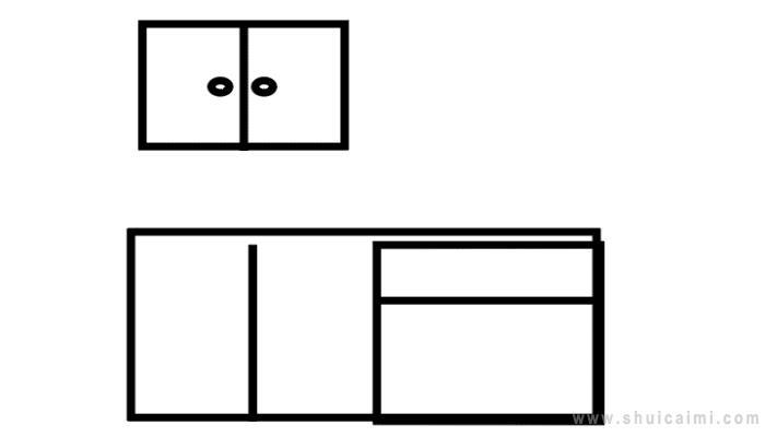 厨房简笔画怎么画 厨房简笔画图片大全