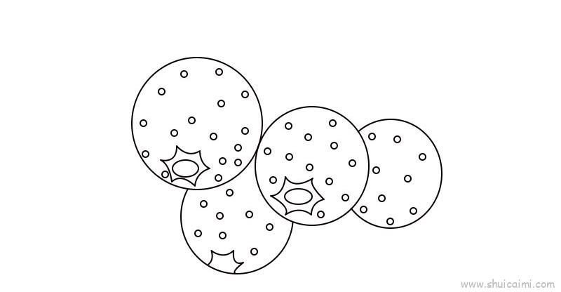 山楂教程儿童画怎么画 山楂教程简笔画好看