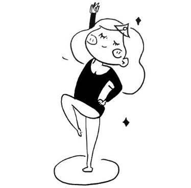 跳舞简笔画 跳舞简笔画人物图片