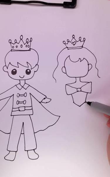 王子简笔画 王子简笔画简单又帅