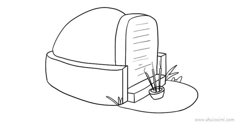 清明儿童画怎么画 清明简笔画顺序