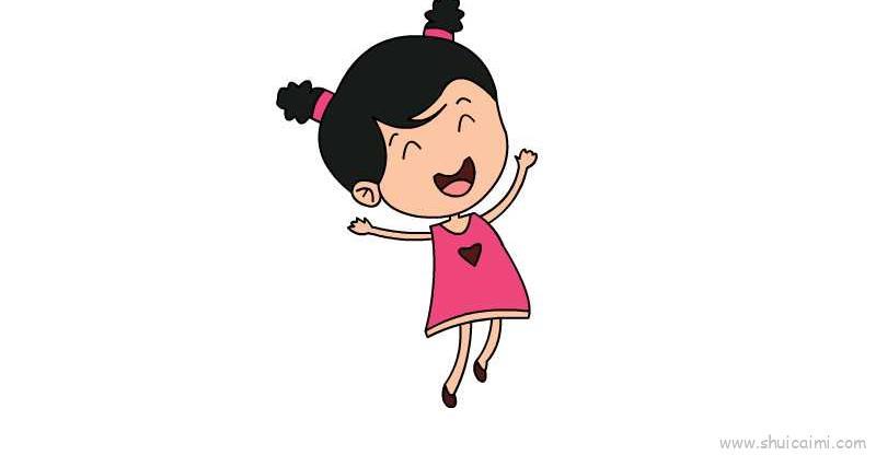 人物女孩儿童画怎么画 人物女孩简笔画简单又好看