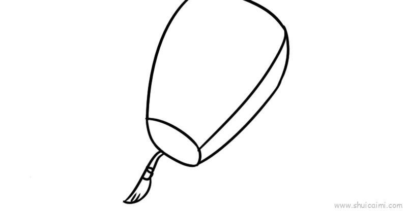 孔明灯儿童画怎么画 孔明灯简笔画简单