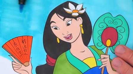 花木兰简笔画 花木兰简笔画简单又漂亮