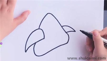 端午节粽子儿童简笔画