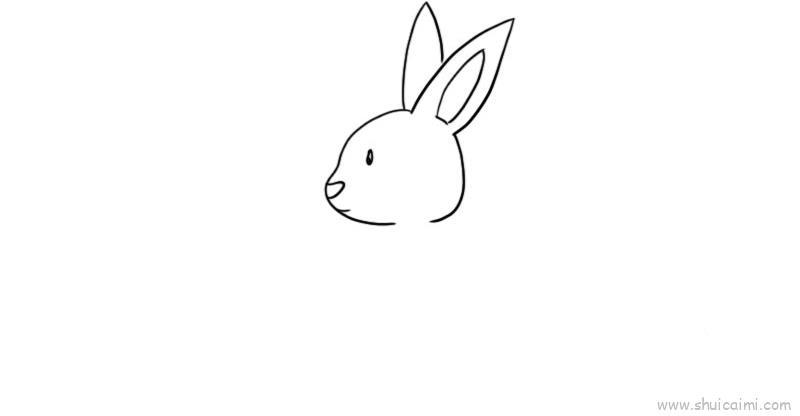 玉兔儿童画怎么画 玉兔简笔画图片
