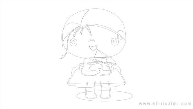 关于吃饭简笔画怎么画 关于吃饭简笔画画法