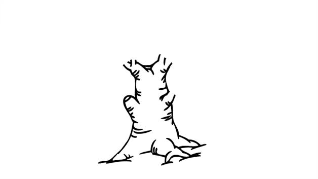 榕树简笔画怎么画 榕树简笔画步骤