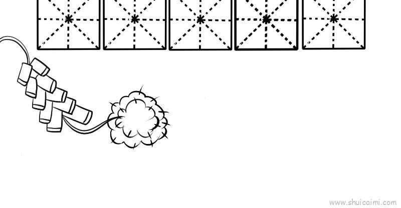 春节主题画儿童画怎么画 春节主题画简笔画图片大全